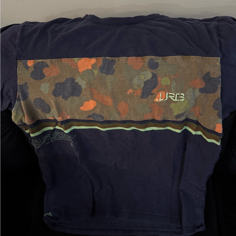 LRG XL tee Navy camo